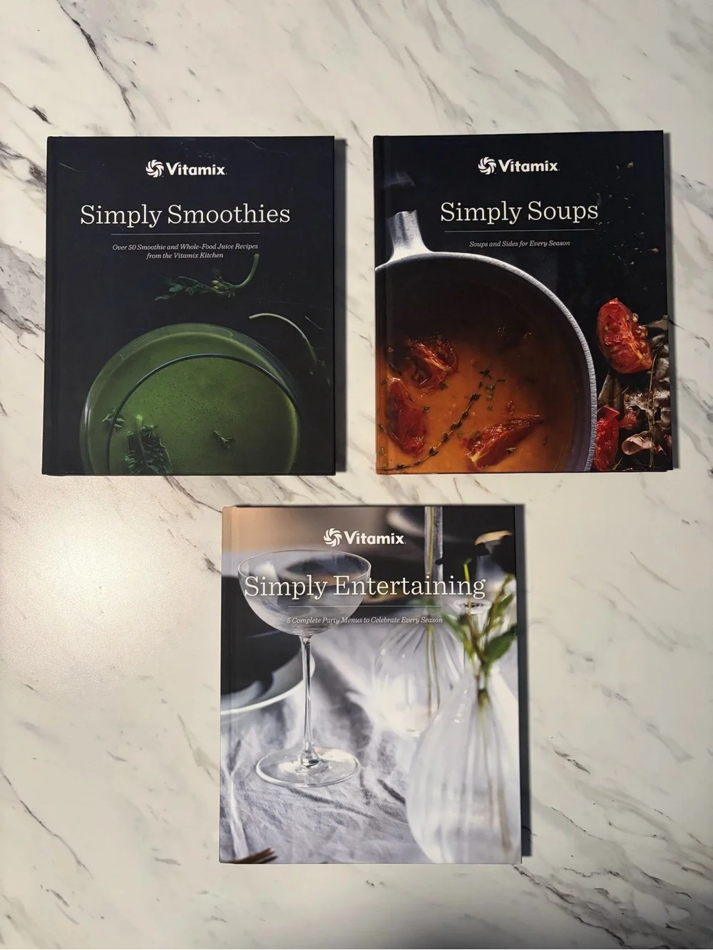 Vitamix Simply Cookbook Set-Simply Smoothies, Simply Soups & Simply Entertaining